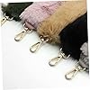 Angoily Poignée à Boucle En Peluche Poignée De Bricolage Accessoires Cartable Remplacement De La Sangle Courte Du à Main Sacs à Main Femmes Sacs à Main Pour Femmes Bretelles Green #3
