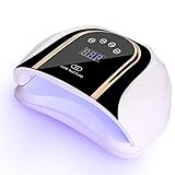 🌸🌸 【4 Timer und Automatische Induktion】 Der Nageltrockner bietet 4 Trocknungszeiten: 10s, 30s, 60s, 99s. Sie können es entsprechend Ihren Bedürfnissen und Nagelzustand einstellen. Wenn Sie Ihre Hände in den LED-Nageltrockner legen, ohne die Zeiteinstellungstaste zu drücken, wird der 99s-Niedrigwärmemodus aktiviert. Das weiche Licht ist näher am weißen Licht und schadet weder Augen noch Haut.