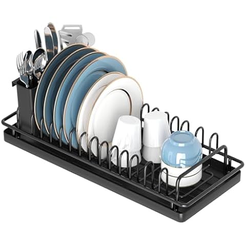 XYZLVSI Compact Dish Drying Rack Cover