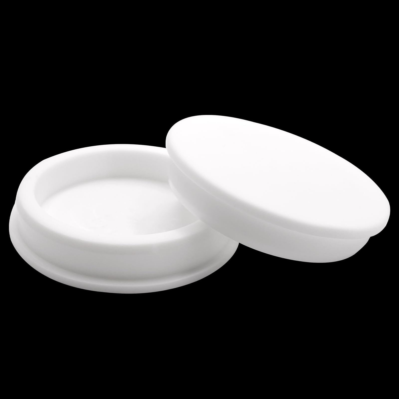 BOPOREAE 2 Pcs 76.3 mm/3 in Silicone Rubber Plug for 75.3 mm Large Round Holes, Waterproof T Type Rubber Stoppers, Soft Flexible Hole Seal Plugs Tube