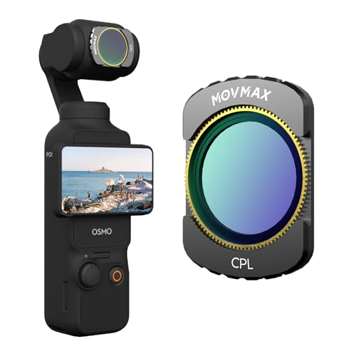MOVMAX Magnetic CPL Filter Compatible with DJI Osmo Pocket 3 Creator Combo,Multi Coating Filters for Action Camera Accessories