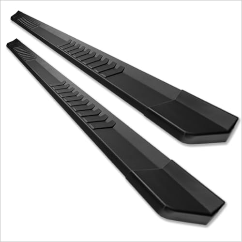 Estribos laterales de aluminio negro mate 6 pulgadas para Ford miniatura 1