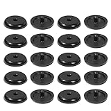 gofidin 20 Pack Seat Belt Button Stop, Clips Fastener Car Adjuster Buckle Stud Rivet Holder Seatbelt Retainer Universal(Black)