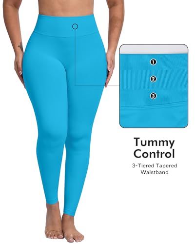Image of ATHVOTAR Workout Gym Leggings Women, High Waisted Seamless Butt Lifting Scrunch Butt Sports Leggings