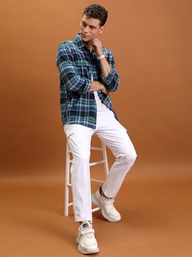Image of Highlander Men's Tapered Fit | Cargo Trousers | Sleek & Functional | Utility Pockets | Trouser for Men | Men Trousers