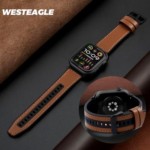 Bracelet Apple Watch en cuir véritable premium confortable et durable - 3