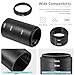 Alstar Astronomical T2-Extension Tube Kit for Cameras and eyepieces - Length 5mm 8mm 10mm 15mm 20mm 40mm - M42x0.75 on Both Sides