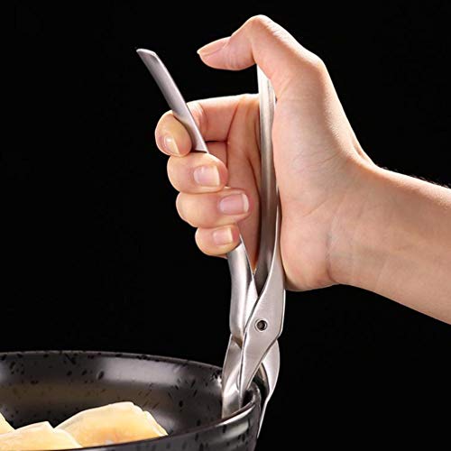 Hemoton 2 peças de pegador de prato quente para cozinha retriever pinças pote de conservas levantado