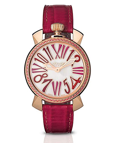 [KK ~m] GAGA MILANO rv MANUALE 35MM STONES GOLD PLATED 6026.04 fB[X [Ki]