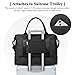 Travel Duffel Bag with Shoes Compartment, Carry on Overnight Weekender Bags for Women, For Spirit Airlines 18x14x8 Personal Item Bag