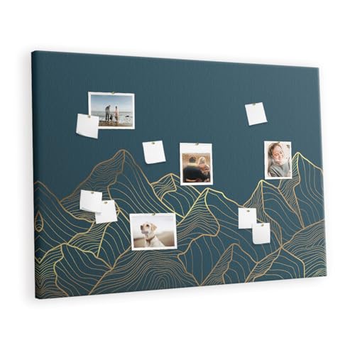Tableau mural liège horizontal contre l'encombrement du bureau, affichage projets 140x100