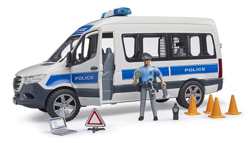 Bruder MB Sprinter Vehículo Policía con Luz y Sonido miniatura 3