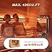 Mxmoonant Sauna Heater, 9KW 220V Electric Sauna Heaters Stove Dry Sauna Bath with External Digital Control for Home Hotel Spa Max. 425 Cu.ft with Sauna Hygrothermograph