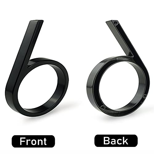 Nurkoo 6 Inches Shadow House Number For Outside, Maximum Rust Protection Modern House Numbers, Zinc Alloy Number With Nail Kit House Mailbox Address Numbers (Number 1) #TOP2
