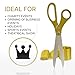 Ribbon Cutting Ceremony Kit Gold – 25 Inch Giant Scissors for Ribbon Cutting Ceremony and Gold Scissors for Grand Opening Decorations for Special Events Inaugurations and Openings