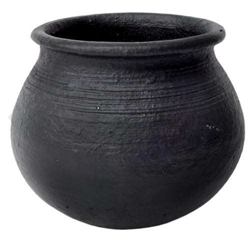 Handcrafted Ecofriendly Terracotta Earthen Clay Curd/Dahi/Yoguart/Biryani Clay/Mud Cooking Pot | Dal/Mathani Handi | Mitti Yogurt Bowl for Setting/Serving (700 ML)