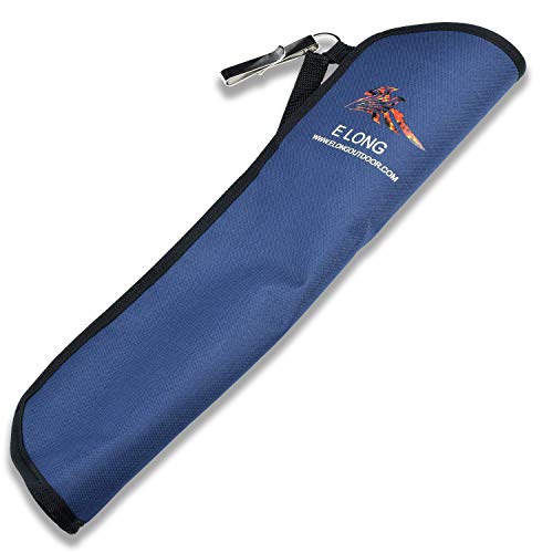 Chuangtong Archery Arrow Quiver - Hip Waist Hanging - Perfect for Archery - Easy to Use - 18in Professional Archery Nylon Arrow Bag Can Hold 12-24 Arrows, Dark Bule