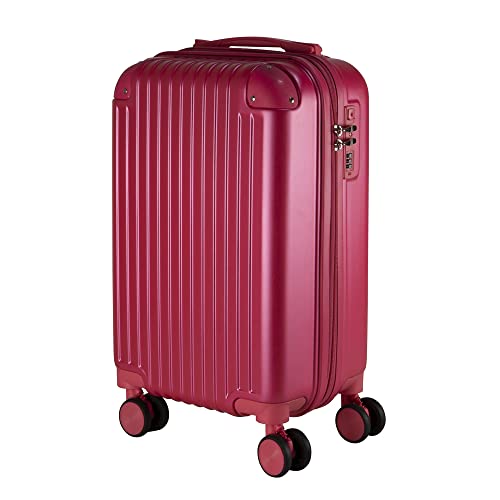 Mala de Bordo em ABS Com 4 Rodas 360 - Roncalli Manaus (Pink)