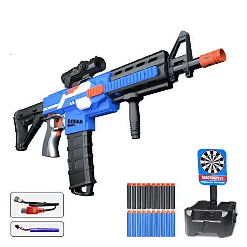 Automatic Toy Gun for Nerf Guns Sniper Rifle with Scope, Air Soft Bullet Gun,Realistic Ejecting Toy Guns That Look Real, Guns for Kids Girls Target.