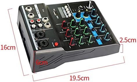 GGGUOJINN F-4A Audio Mixer Dimensions