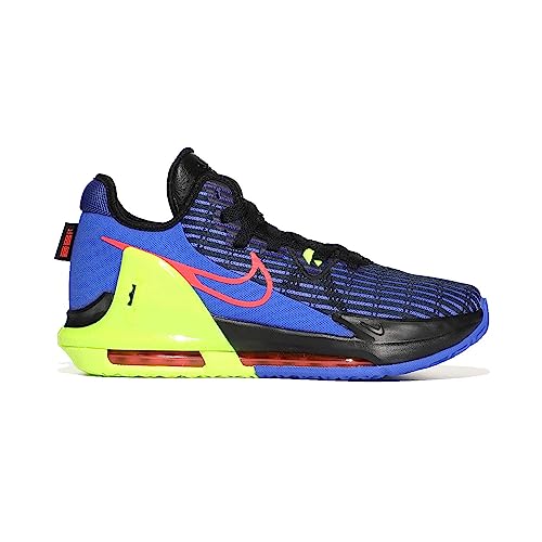 Nike Lebron Witness VI (Big Kid) Hyper Royal/Bright Crimson/Black/Volt 7 Big Kid M
