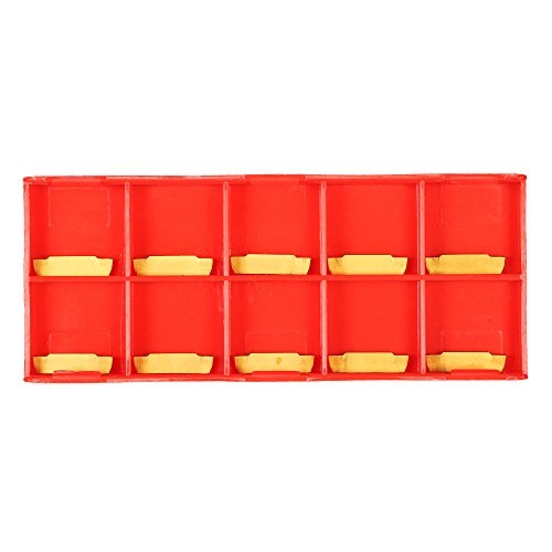 KKMoon 10pcs/box MGMN200-G 2mm Width Carbide Inserts for MGEHR/MGIVR Lathe Grooving Cut-Off Tool