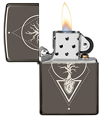 Encendedor Zippo Black Ice Heart of Tree miniatura 3