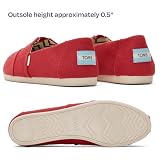 TOMS Damskie buty wsuwane Alpargata, Czerwony, 40 EU