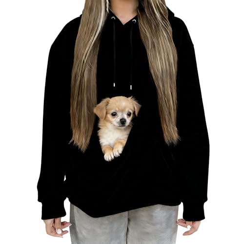 Sweat à capuche de transport pour animaux pour calmer l'anxiété du chiot