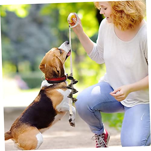 Corde entraînement chien avec cloche de porte interactive