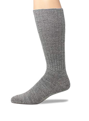 Image of WARRIOR ALPACA SOCKS - Ribbed Casual Everyday Alpaca Wool Crew Socks For Men And Women