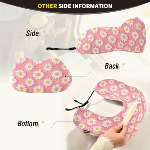 Almohada de viaje espuma viscoelástica tamaño único miniatura 5