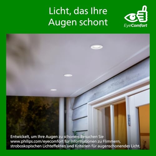 Philips Ultra Efficient – Ultra-energiesparende Lampe, LED-Lichtquelle, GU10, ersetzt 50W, weiß, nicht-dimmbar – Ansicht 6