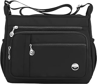 ketmart Crossbody Bag for Women Nylon Waterproof Shoulder Purse Messenger Bag Lightweight Multi Pocketbooks