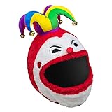 MotoLoot Helmet Cover for Motorcycle Helmet, Fun Rides and Gifts (Cover Only. Helmet Not Included) - Jester