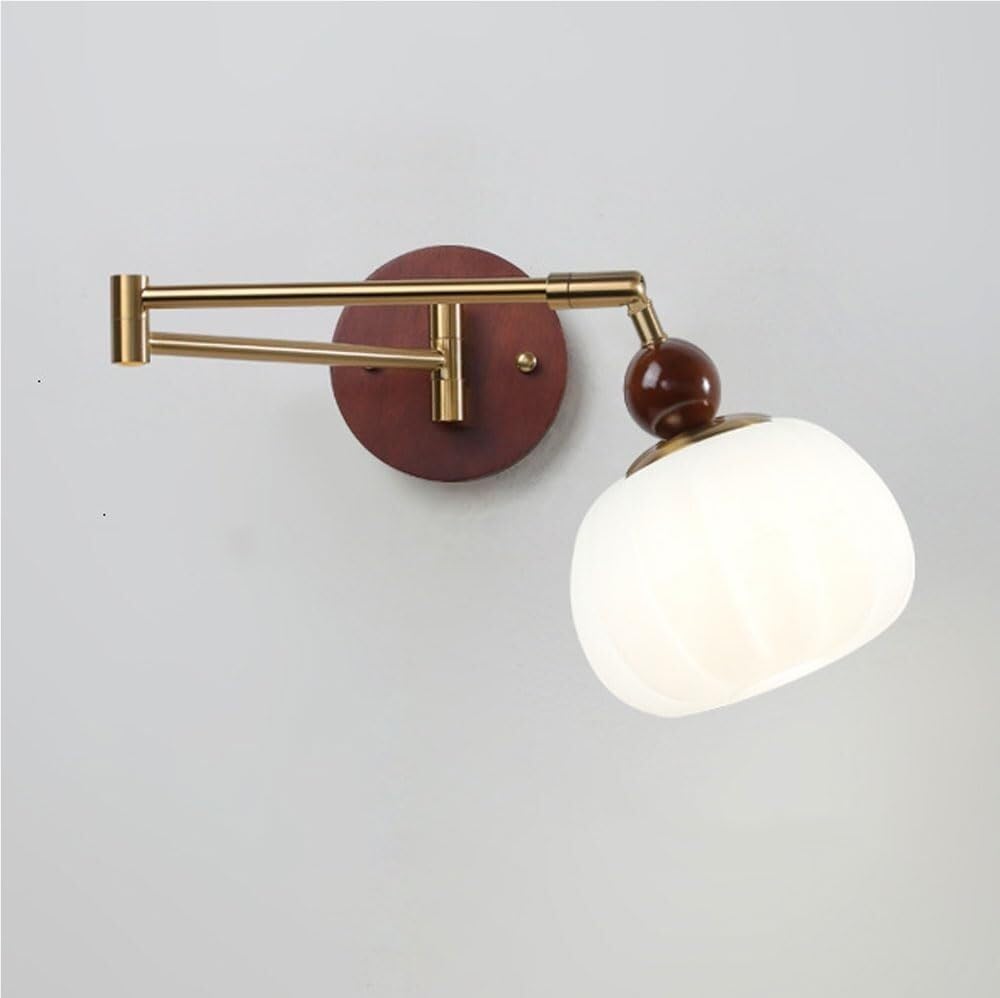 Vintage Swing Arm Foldable Wall Sconce Mid Century Plug In Mid Wall Light