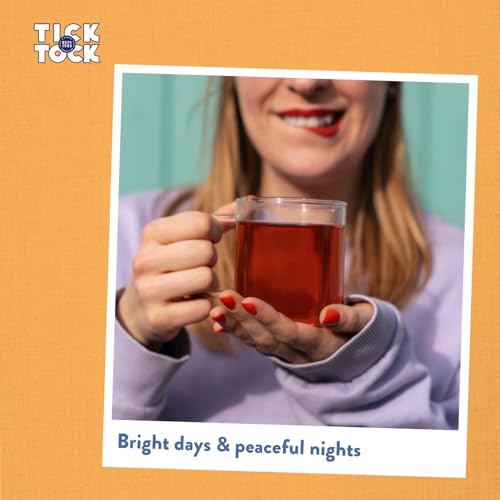 Tick Tock Rooibos Tea Selection Box, Pack of 4 x 40 (160 Teabags), Gift Set, Original, Vanilla, Green, Earl Grey, Naturally Caffeine Free Biodegradable Teabag Selection, Herbal Tea