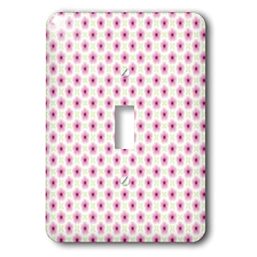 Interrupteur à baïonnette chic Vert/Rose 3dRose LSP_27407_1 pour décoration maison