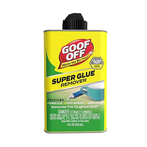 Goof Off Super Glue Remover - 4 oz. can, Yellow (FG678) #1