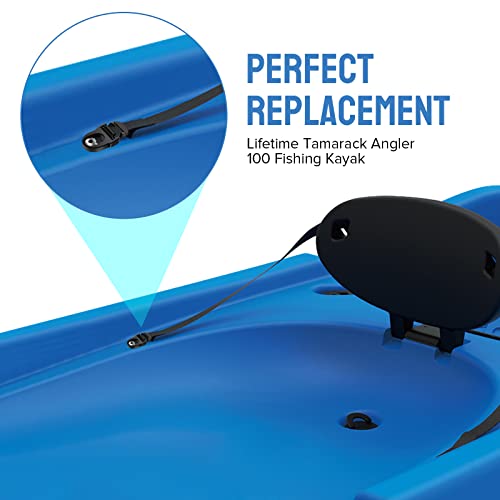 Wllead Pack Of 2 Kayak Seat Repair Kit For Lifetime Emotion Seat Contain Seat Clips And Hooks Fits #TOP2