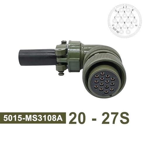 Conector militar MIL-C-5015 MS3108 que optimiza espacio en tableros 2