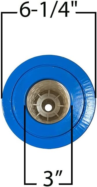 DPM Hayward Quad DEP Cartridge Replacement Set Pool Filter Pleated Element DEP 100 Series 4 Pack Made in USA | Replacement for C-6900 DEX250E (100 Sq Ft (32 3/4" Height) DEP100)