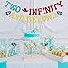 Two Infinity and Beyond Banner - Space Themed Bday Banner, Bruh Birthday Sign, 2nd Birthday Party Decoration