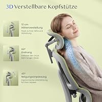 FLEXISPOT Ergonomischer Bürostuhl ErgoX Grün – Ansicht 8