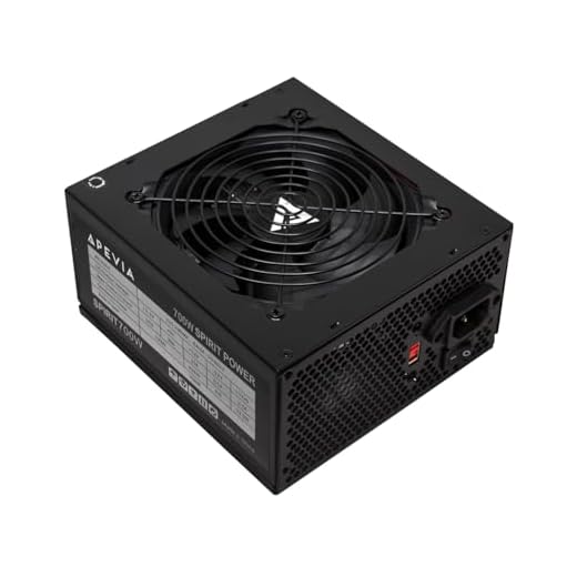 Apevia ATX-SP700 Spirit 700W ATX Power Supply, 120MM Fan, All Protections