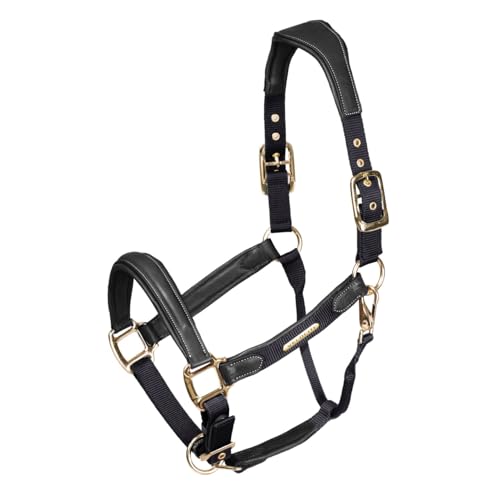 Shires Velociti Lusso Padded Leather Breakaway Headcollar Halter