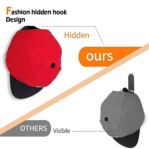 16Stück Selbstklebende Hut-Organizer Huthaken,Cap Halterung Wand,Hut-Halter Hutständer Haken,Kappenhaken für die Wandmontage Hutaufbewahrung Huthalter Für Baseball Kappe Kleiderbügel Veranstalter-Weiß