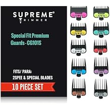 Supreme Trimmer 10 Special Fit Premium Color Coded Guards for 2Spee Clipper Only CG101S