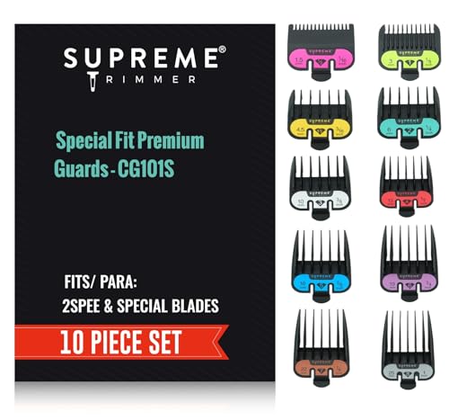 Supreme Trimmer 10 Special Fit Premium Color Coded Guards fo