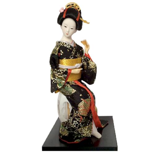 TEMOOUES - TEMOOUES Japanischer Kimono Geisha Figur, 30,5 cm, Spielzeug, Sammlung, für Dekoration zu Hause, Büro, asiatische Figur